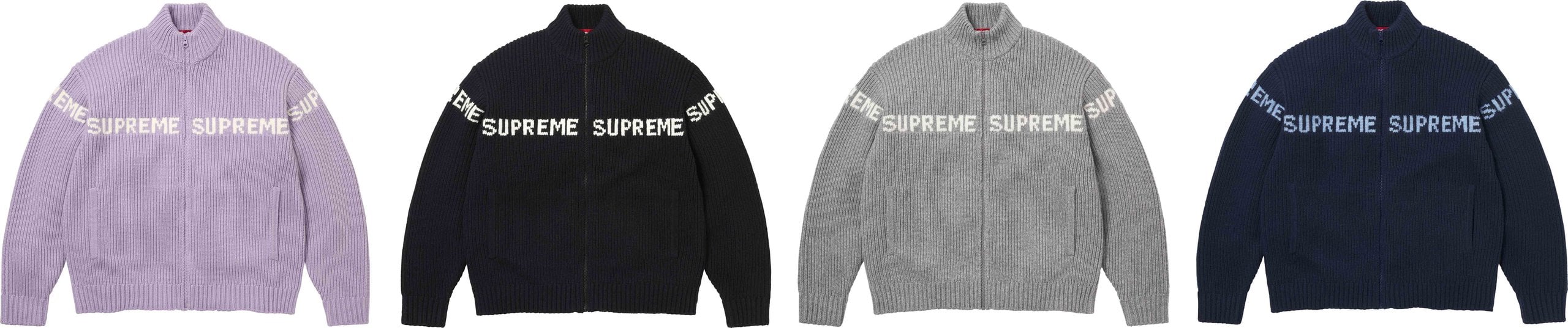 Ribbed Zip Up Sweater